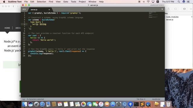 GraphQL with NodeJS 01 смотреть онлайн