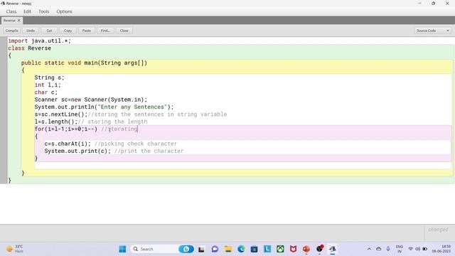 Write a Java program to enter any Sentences and print it in reverse | Reverse Program in Java | ICS смотреть онлайн