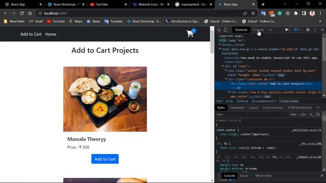 ? React + Redux E-Commerce Cart Project In One Video || With Free Source Code @HarshPathakNV смотреть онлайн