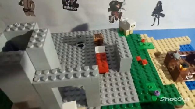 Лего самоделка замок . Начало . смотреть онлайн