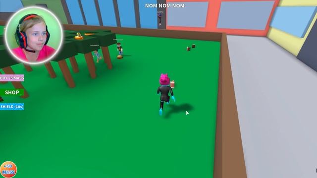 СТАНЬ САМОЙ ТОЛСТОЙ в Roblox! Веселый папа съел всех! Безумный cимулятор обжоры в Роблокс смотреть онлайн
