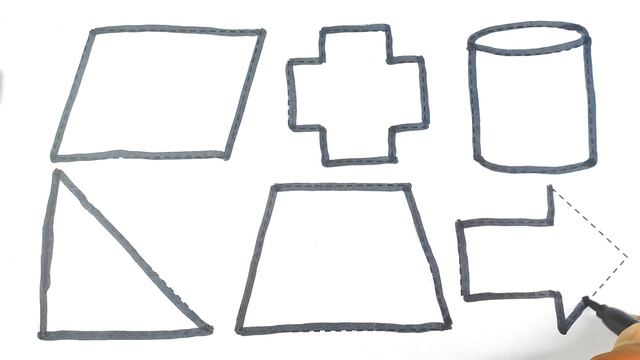 2d Shape,shapes For Kindergarten,color Shape Learning For Preschool, Toddler Video,drawing Shape