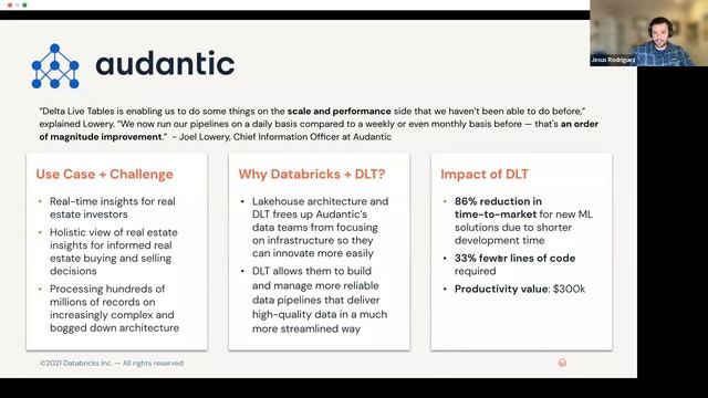 Data Quality with Delta Live Tables DLT - 01.20.2023 HD 1080p смотреть онлайн