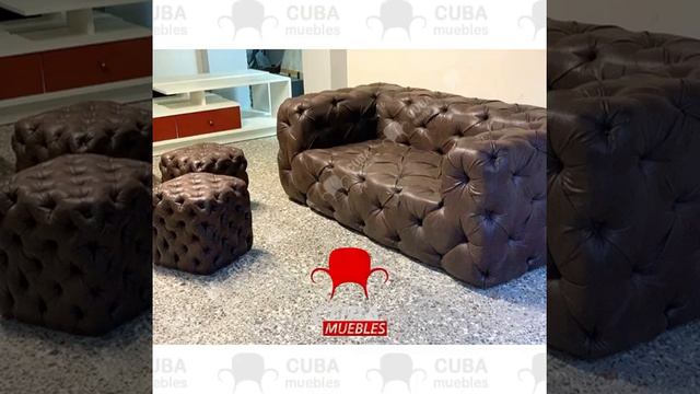 Sofa Chester Moderno Polipiel Carmelita смотреть онлайн