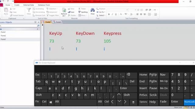 keydown event VBA , keyup event VBA & keypress Event VBA part-1 смотреть онлайн