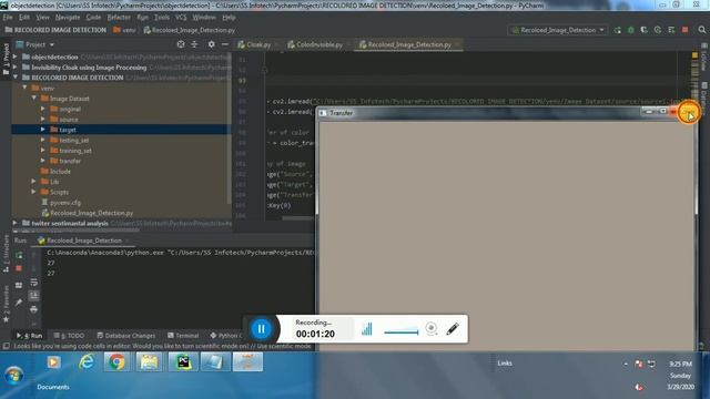 RECOLORED IMAGE DETECTION using python смотреть онлайн
