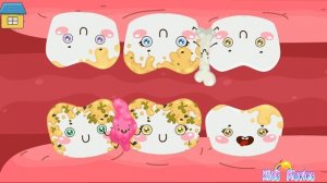 Мультик для малышей. Учимся чистить зубы| МультИгра уход за зубами||Полезные привычки для детей.