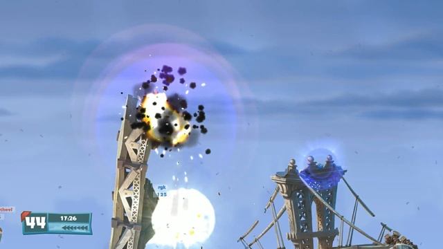 Worms W.M.D - Blockbuster - Hardest mission in the game! - How it's done смотреть онлайн