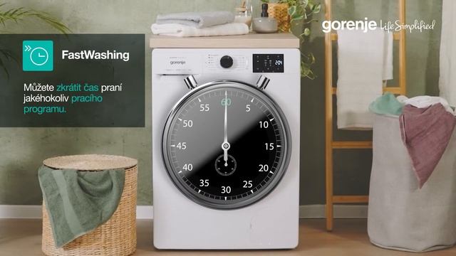 Pračky Gorenje • Program FastWashing • Jak zkrátit čas praní? смотреть онлайн