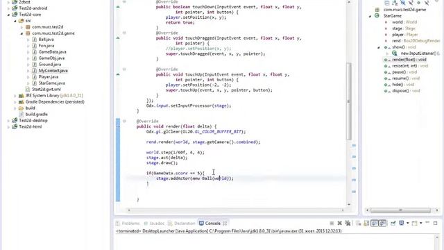 LibGDX 2d урок 12( Пишем мини игру часть 2) смотреть онлайн