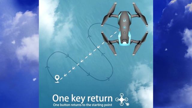 Foldable Selfie Drone with Wide Angle HD Camera смотреть онлайн