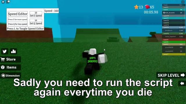 Roblox Fe Script Showcase Episode#134/Fe Speed Editor смотреть онлайн