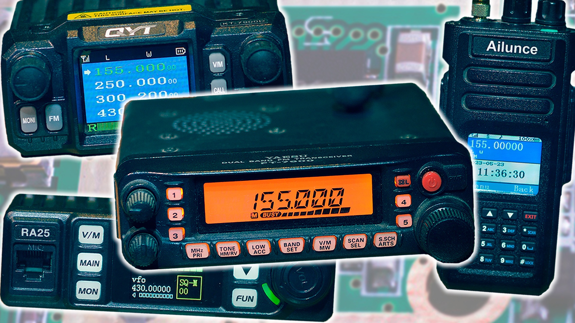 Радиостанции на одной микросхеме RDA1846/BK4815 и нормальные. Еще сравнение. Автомобильные радио. смотреть онлайн