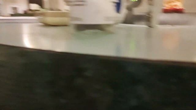 Вечерний Fort Plain,начали украшать к Рождеству/китайское кафе