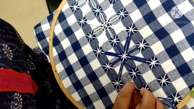 Chicken scratch| embroidery stich| easy huck embroidery смотреть онлайн