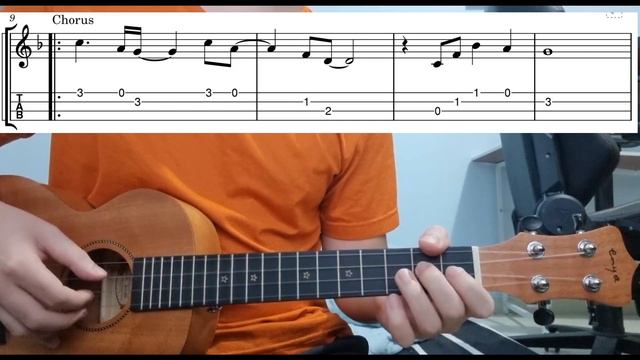 Can You Feel The Love Tonight (Elton John) - Easy Beginner Ukulele Tab With Playthrough Tutorial смотреть онлайн