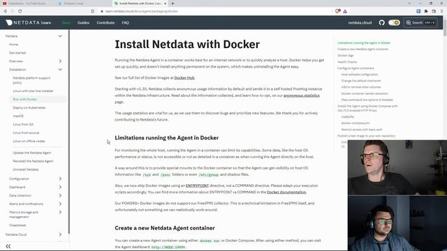 Netdata installieren - Docker & Portainer #4 смотреть онлайн