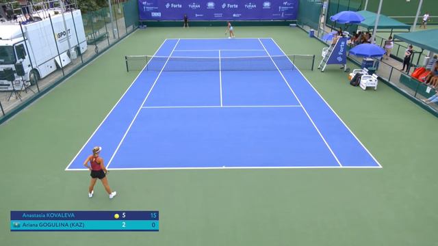 🎾 WTA W25 Astana - SGL R32: Anastasia KOVALEVA vs Ariana GOGULINA (KAZ) (02.08.23) смотреть онлайн