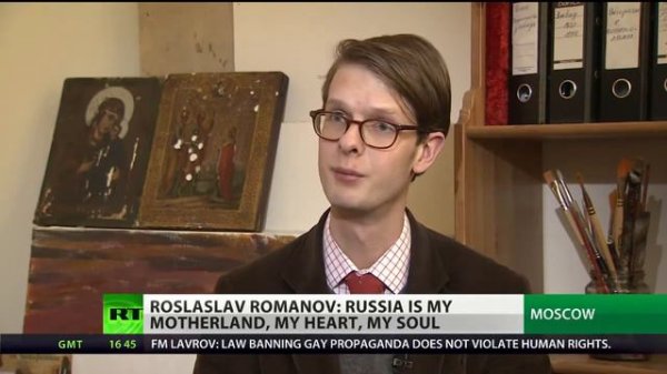Prince Rostislav rostislavovitch Romanov na Russia Today