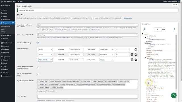 Dropshipping XML WooCommerce - Product Import Plugin - Import Options смотреть онлайн