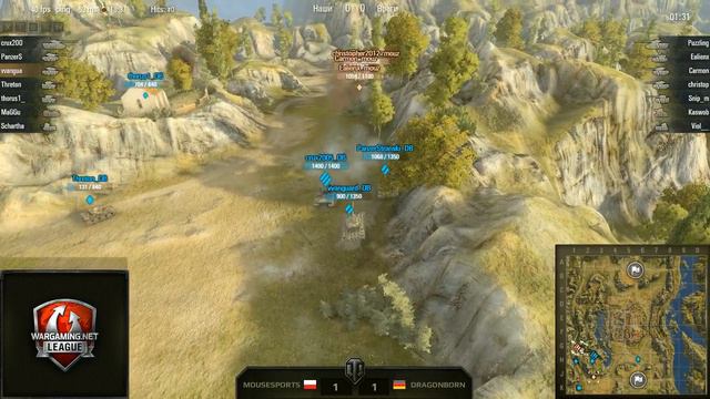 DragonBorn vs Mousesports WOT PRO LEAGUE #1 смотреть онлайн