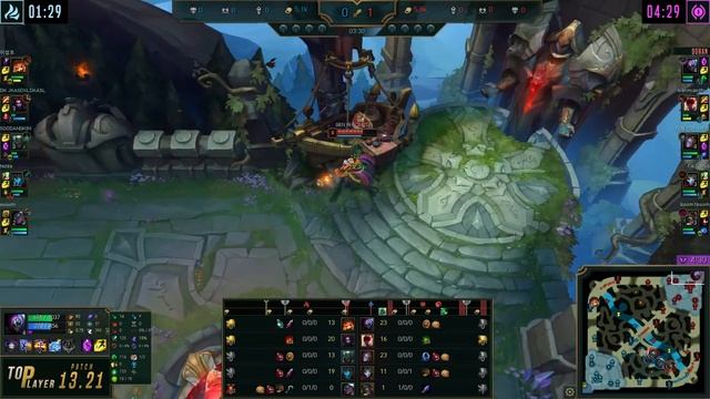 Doran Jax Top Build Divine Sunderer Grasp of the Undying - LOL KR GrandMaster Patch 13.21 смотреть онлайн