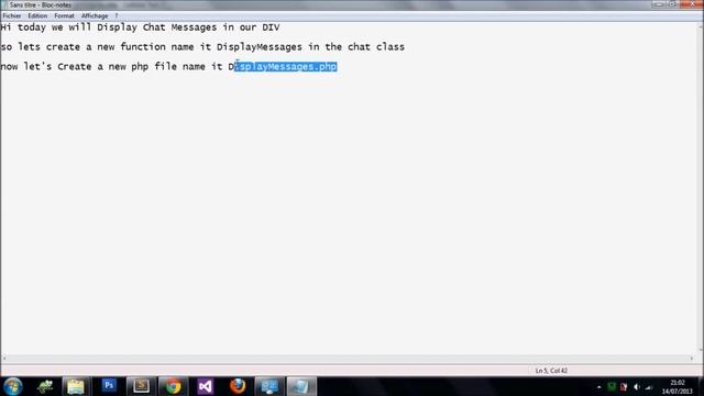 Chat Application (PHP/AJAX) part5 Displaying Messages смотреть онлайн