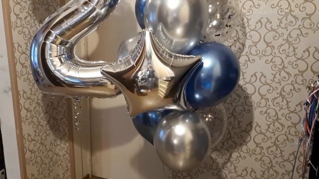 Шикарный набор шаров на 2 годика. смотреть онлайн