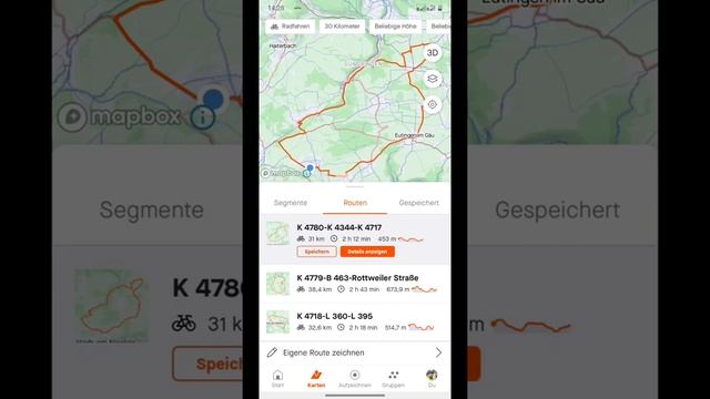 Создание маршрутов в Strava и выгрузка GPX с мобильного.