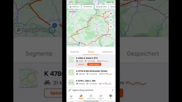 Создание маршрутов в Strava и выгрузка GPX с мобильного.