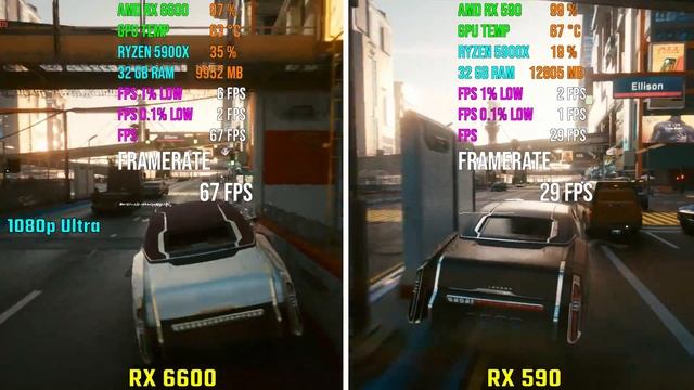 AMD RX 6600 vs RX 590 | Test in 7 Games смотреть онлайн