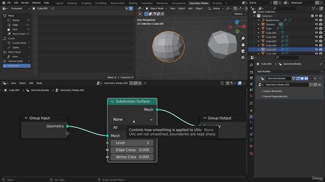 44 - Subdivision Surface Node