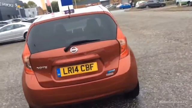NISSAN NOTE TEKNA DIG-S RED 2014 смотреть онлайн