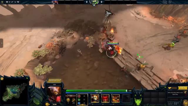 Axe best mix set and Demonic Essence hud skin dota 2 смотреть онлайн
