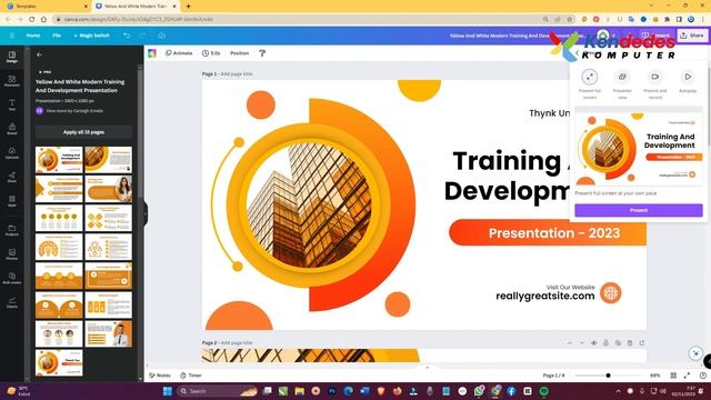 Cara Jadikan HP Sebagai Remot Control Presentasi Di Canva смотреть онлайн