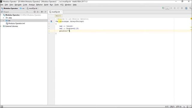 #17 Kotlin Tutorial | Modulus Operators Program смотреть онлайн