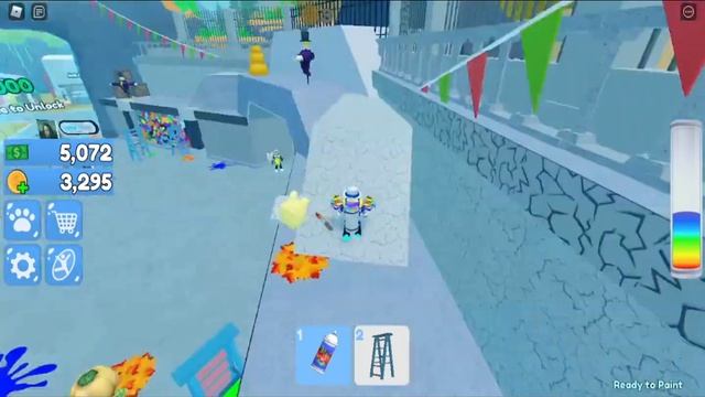Я стал художником в Roblox! И прошел первый уровень в игре paint simulator! смотреть онлайн