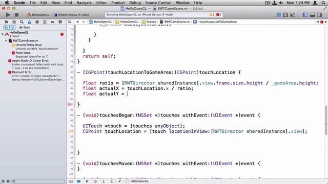 Making Games in Open GL: Part 3 - Beginning OpenGL ES and GLKit - raywenderlich.com смотреть онлайн