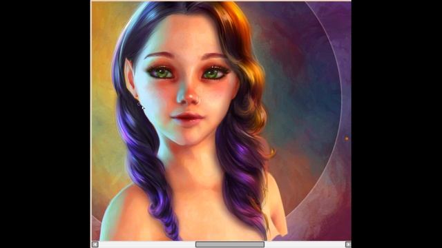 How to draw hair in SAI | Hair drawing tutorial смотреть онлайн