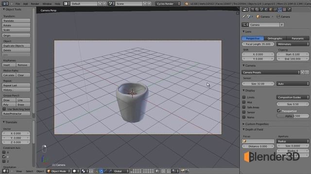Видео уроки по 3Д моделированию и графике в програме Blender. смотреть онлайн
