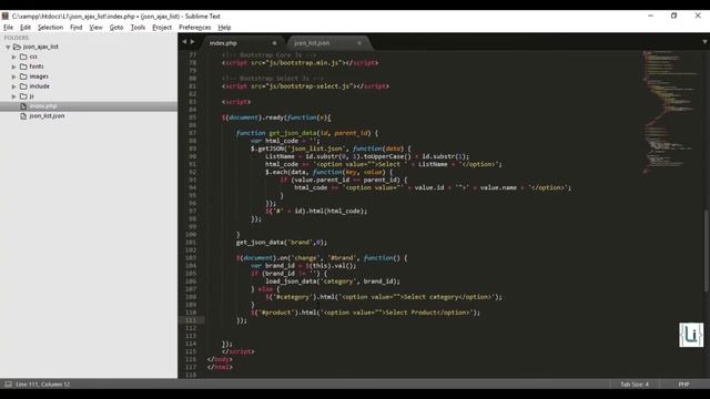 Cascading Dropdown List using JSON Data - Learn Infinity смотреть онлайн