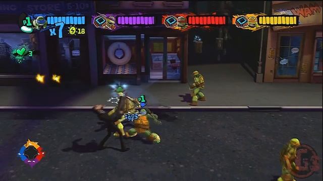 Nickelodeon Teenage Mutant Ninja Turtles - Walkthrough Part 2 смотреть онлайн