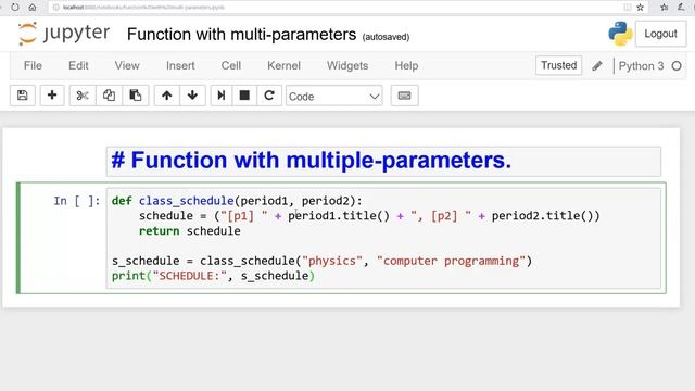 Python: Module 2: Lesson 5: Function with multiple parameters: Urdu/ Hindi Saima Academy смотреть онлайн