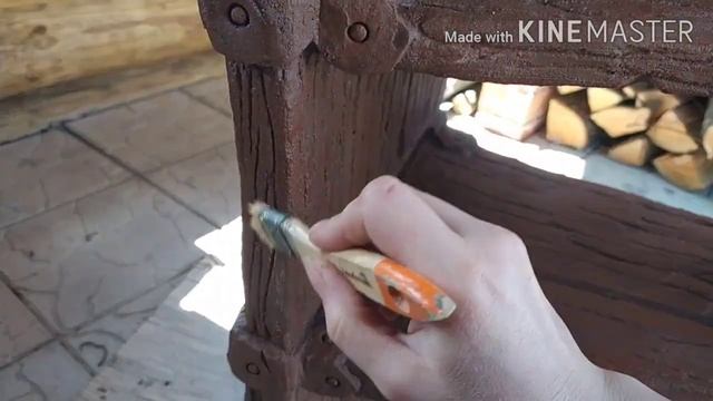Полка для обуви из цемента своими руками.DIY cement shoe rack. смотреть онлайн