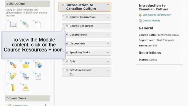 D2L Course Builder expand a module node смотреть онлайн