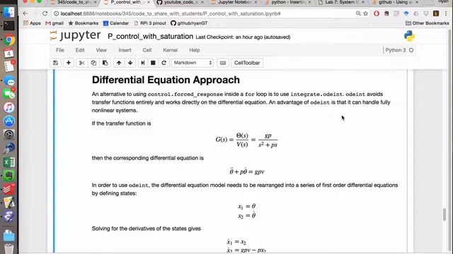 Simulating Feedback Control Systems with Saturation using Python смотреть онлайн