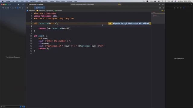 Helpful Xcode Features → C & C++ Programming смотреть онлайн