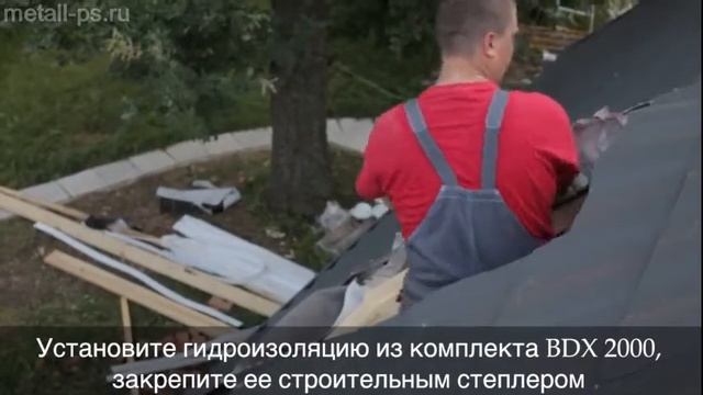 Установка мансардного окна Velux в готовую кровлю смотреть онлайн