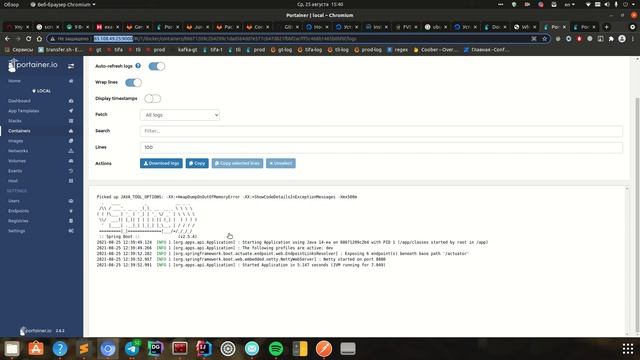 Деплой java приложения на hezner. Разворачиваем docker, grafana, prometheus, loki, promtail смотреть онлайн