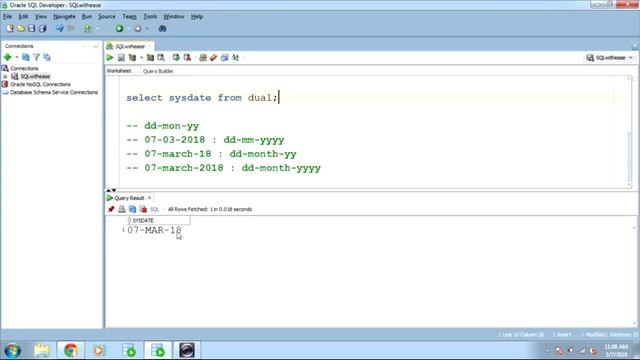 28. SQL DATE datatype смотреть онлайн